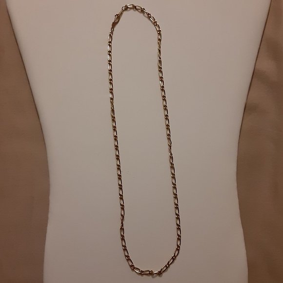 GOLD TONE CHAIN LINK NECKLACE - Picture 5 of 5